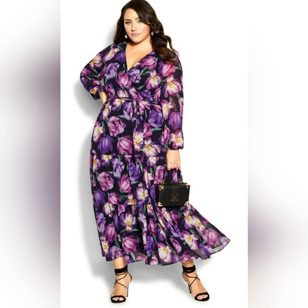 City chic Isobel maxi- petunia. New in package